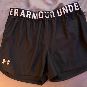 Under armor shorts size (youth medium)